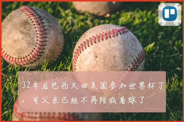 32年后巴西又回美国参加世界杯了,可父亲已经不再陪我看球了